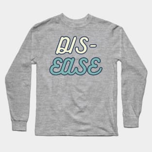 BTS song title Dis ease typography Long Sleeve T-Shirt